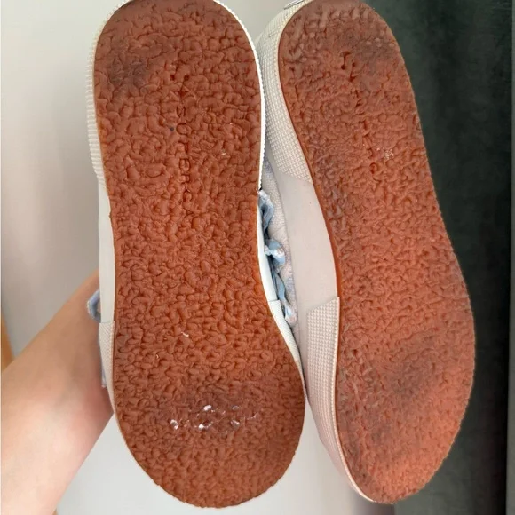 Superga x LoveShackFancy 2750 Sneaker Morning Mist - White/Blue Floral- Size 9.5 - Picture 14 of 15